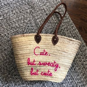 SoulCycle x Poolside beach tote